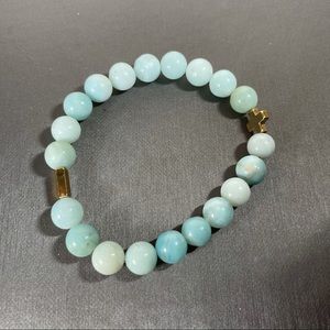 Blue White positive Negative Chakras Spiritual Ions Energy Zodiac Bracelet women